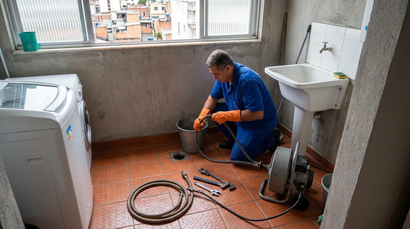 Limpeza Profunda de Ralos em Comasa, Joinville‑SC